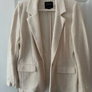 Anthropologie Sanctuary Bryce Knit Cream Blazer